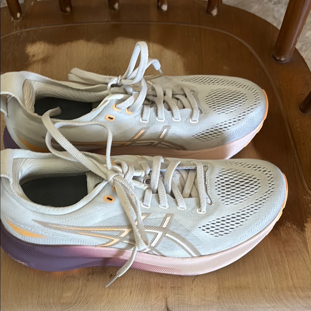 ASICS Women's Running Shoes - White and Purple